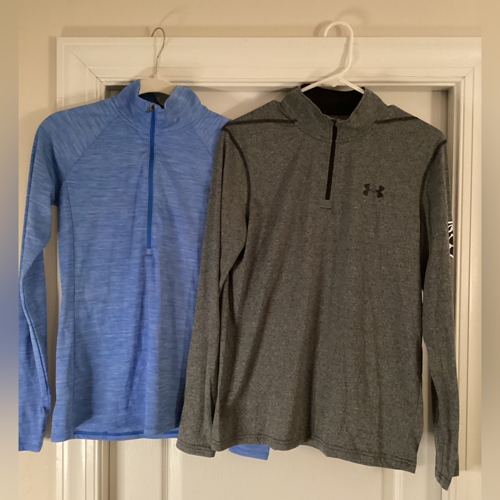 Under Armour 1/4 zip shirts